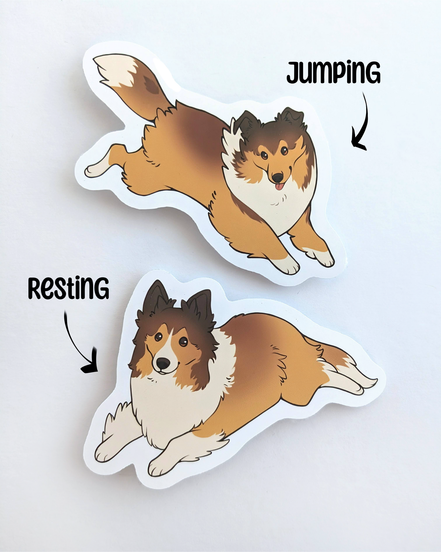 Sheltie Sticker Pack - Sable