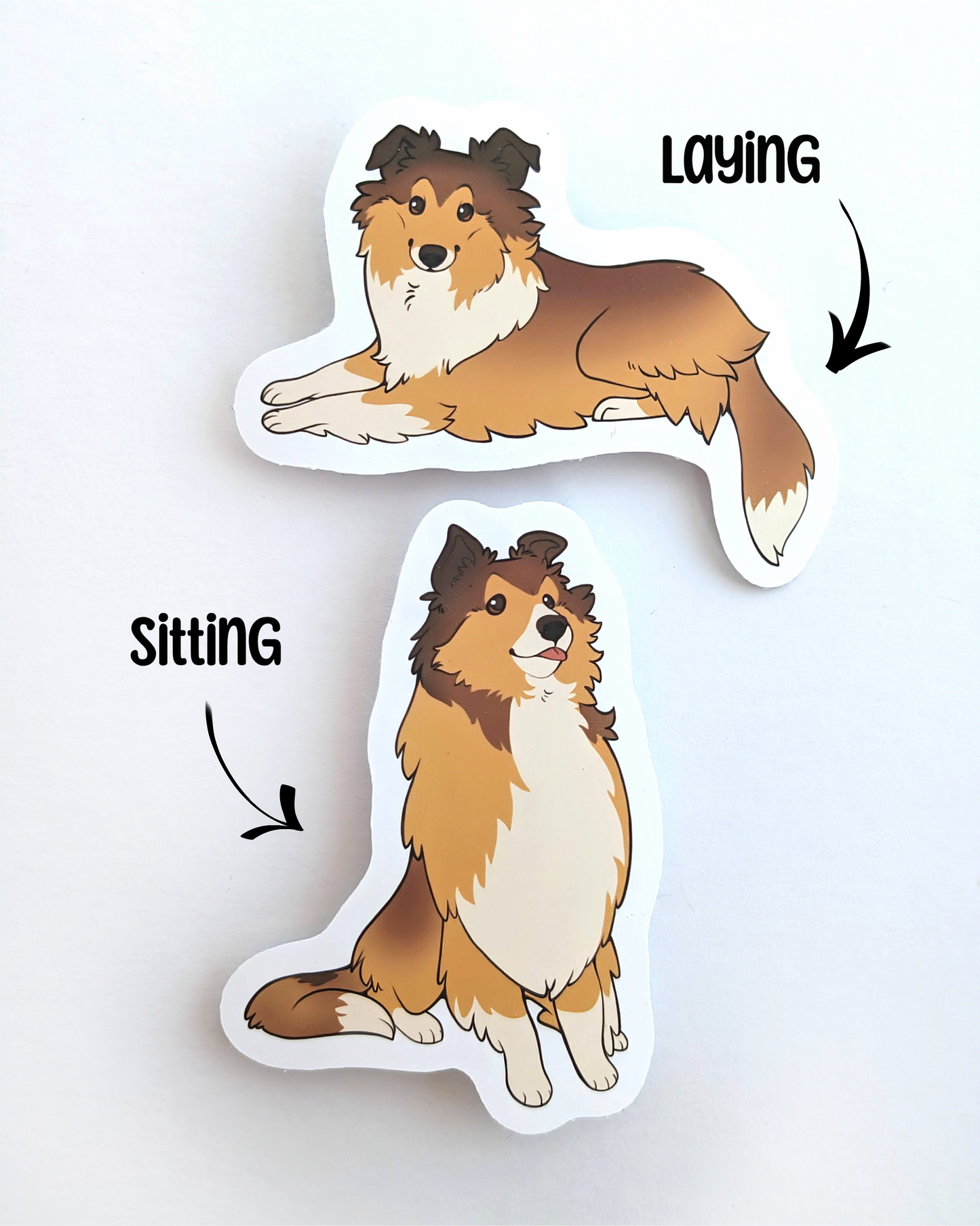 Sheltie Sticker Pack - Sable