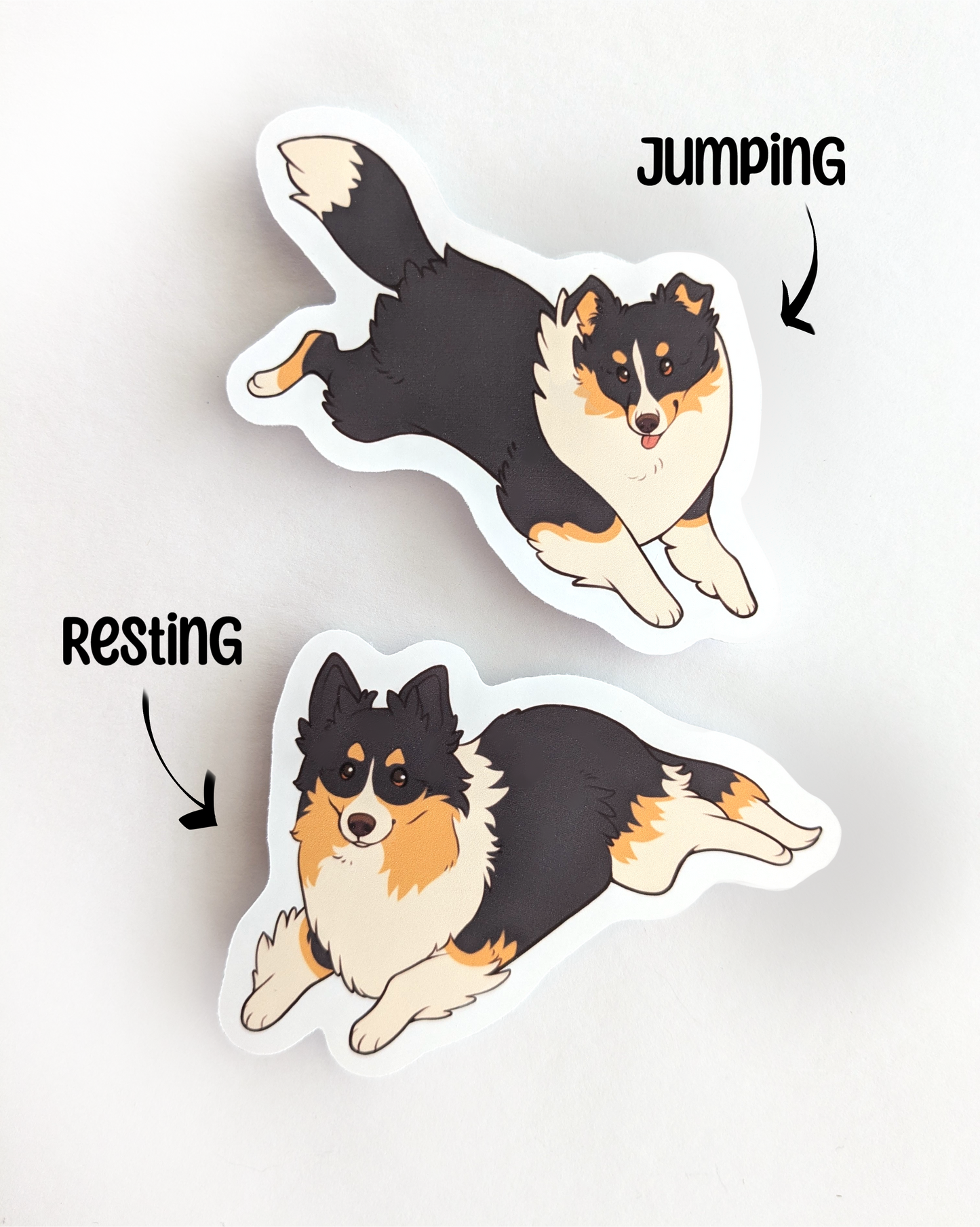 Sheltie Sticker Pack - Tricolor