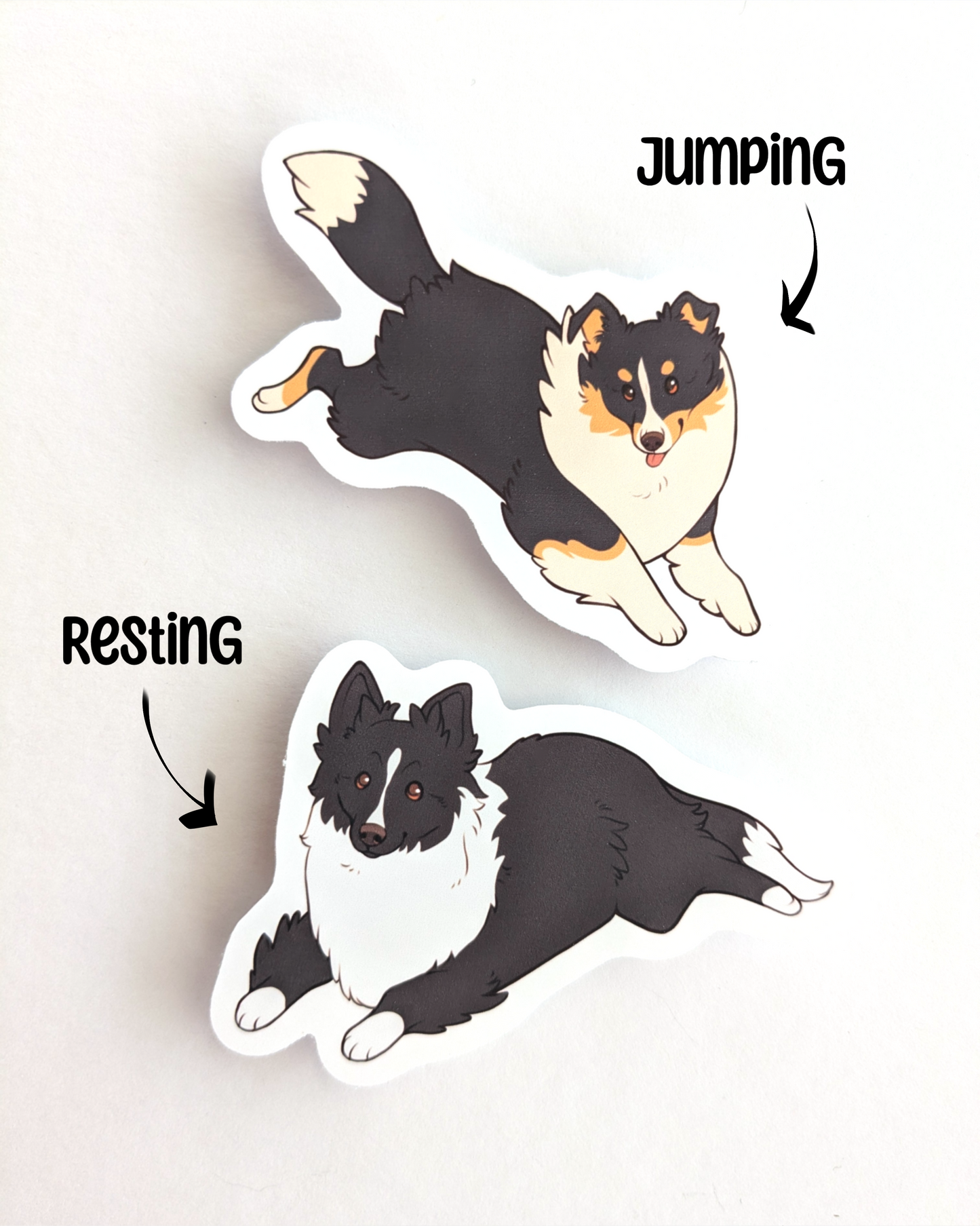 Sheltie Sticker Pack - Rainbow